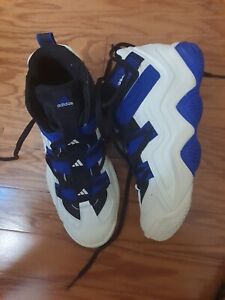 Size 11 - adidas Top Ten 2000 Off White Royal Blue Only Worn Once!