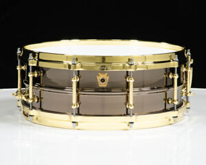 Ludwig Black Beauty 5x14 Snare Drum w/ Brass Trim