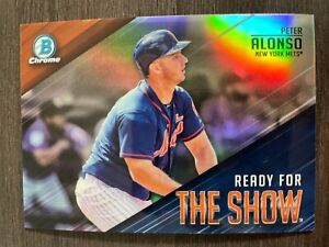 2019 Bowman Chrome Pete Alonso RC Ready for the Show REFRACTOR