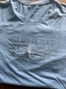 Travis Mathew Men’s L T-Shirt Heather Blue - NOT ALL HERO's WEAR CAPES