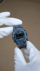 Casio G-Shock DW5600NN-1 Iridescent Translucent Digital Glitch Blazing Watch
