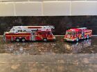 Code 3 Collectibles Kitbash Custom Las Vegas Fire Rescue Quint Ladder and Engine