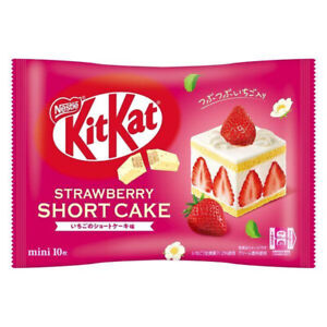 Japanese Kit-Kat Strawberry Short Cake KitKat Chocolates 10 bars
