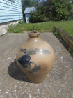 Early 19th Century decorated ovoid Chollar Darby & Co Homer, NY Stoneware Jug