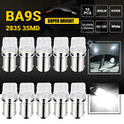 10x Pure White BA9S LED Instrument Panel Gauge Dash Interior Light Bulb 1815 T4W