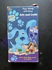 Blue’s Clues Arts And Crafts VHS Tape 1998
