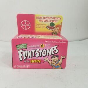 New ListingFlintstones CHILDREN'S MULTIVITAMIN SUPPLEMENT with IRON Kids Chewable Tablets
