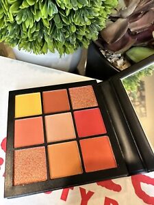 HUDA BEAUTY Coral Obsessions  9-Shade Eyeshadow Palette New In Box