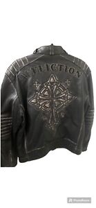 Affliction Black Premium Limited Edition Leather Jacket