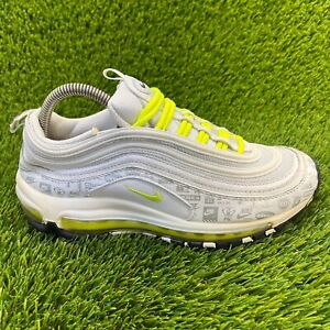 Nike Air Max 97 Reflective Logo Womens Size 8 Athletic Shoes Sneakers 921522-108