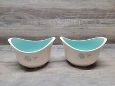 2VTG Taylor Smith Taylor Ever Yours Boutonniere Blue Flowers Gravy Boat Dish MCM
