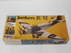 1/72 MPC German WWII Junkers Ju 52 Transport Plastic Model Kit STARTED 20304