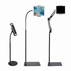 Universal Tablet Floor Stand Steel Phone Holder 360° Rotating iPad Mount 4-10.6