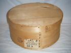 Vintage Wooden Round Cheddar Cheese Wheel Box
