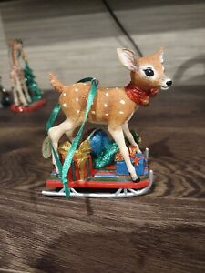 The Danbury Mint - The Baby Animals Christmas Ornaments FAWN