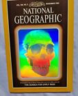 Hologram Holographic National Geographic Early Man  Skull Nov 1985 Vol 168 #5