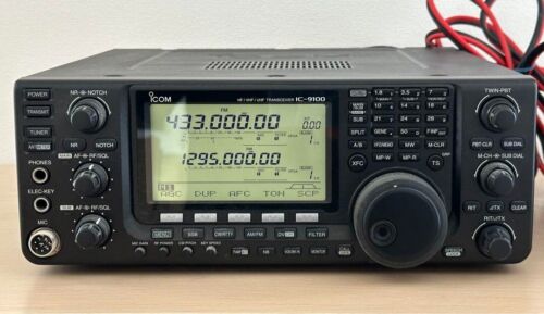 ICOM IC-9100 transceiver HF/50/144/430/1200MHZ 50W machine tested from japan
