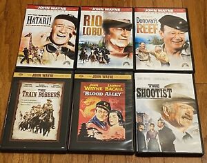 John Wayne DVD Movie Lot Collection - 6 Movies