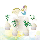 12 Pcs Beach Theme Cake Topper Wedding Cupcake Decor Summer