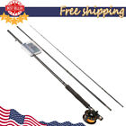 3 Piece Fly Fishing Rod & Reel Combo with Flies, 8ft USA