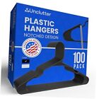 New Listing Clothes Hangers Pack - Plastic Hangers Pack - Clothes Hangers for 100 Black