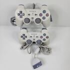 Sony Playstation PS1 PSOne White Dualshock Controller SCPH-110 OEM - Tested