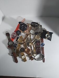 Lot Of (24) Womens Watches Swatch Timex After Market Rolex Parts or Repair