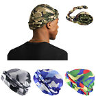 Muslim Durag Turban Camouflage Head Wrap Men Head Scarf Hijab Hat Cap Cover US