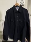 Gustin #14 NAVY BONDED WOOL-CANVAS CPO