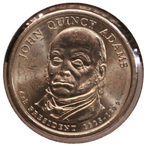 1$ JOHN QUINCY ADAMS 6TH President (1825-1829)  2008 (D) US One Dollar Coin