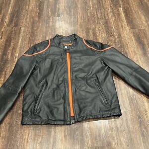 Men’s Street Legal Leather Motorcycle Jacket - Large