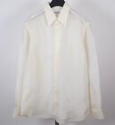 Hedi Slimane Yves Saint Laurent Rive Gauche shirt off white silk 16 / 41 / M