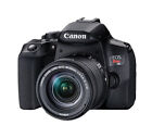 Canon EOS Rebel T8i 24.1MP DSLR Camera - Black (EF-S 18-55mm f/4-5.6 IS STM)