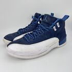 Nike Air Jordan 12 Retro Men Size 13 Basketball Shoes Indigo Blue 130690-404