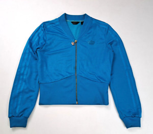 Adidas blue track jacket Missy Elliot Respect Me women shiny size M