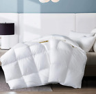 Hotel Collection Goose Down Light Weight Full/Queen White Comforter New