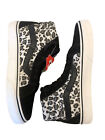 Vans SK8- Hi Slim Cheetah Print Suede Skate Shoes Black/ Grey  M9/ W10.5