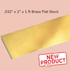 Solid Brass Flat Stock .032
