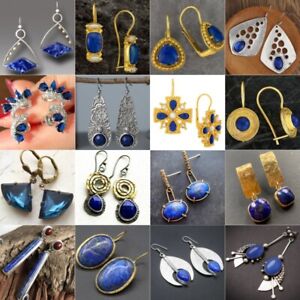 925 Silver Dangle Drop Earrings Women Cubic Zirconia Wedding Party Jewelry Gifts