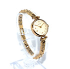 Ladies/womens vintage 9ct 9 carat yellow gold cased Vertex wristwatch