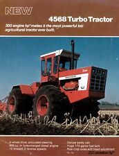 IH International 4568 Turbo Tractor Sales Color Brochure 300 hp 4 Wheel Drive