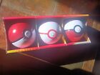 Lot of 3 Empty Pokemon Pokeball Tins (Only Pokeball Tins, No Packs or Coin)