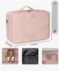 Relavel Makeup Case Large Makeup Bag Professional Train Case 16.5 inches Travel