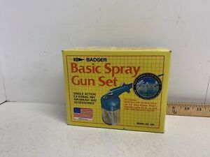 Badger Spray Gun Set Basic 250-3 BAD250 Paint Airbrush  + Instruction Book A011