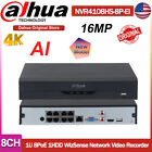 Dahua 4K 16MP 8CH 8PoE AI NVR WizSense 8 Channel Video Recorder NVR4108HS-8P-EI