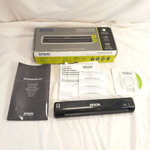 Epson WorkForce DS-30 Portable USB Scanner No Cords Not Working As Is Parts