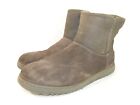Women's UGG Cory Suede Sheepskin Winter Snow Ankle Boots Gray Size 9 #1013437