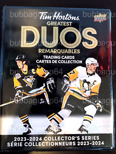 🔥 2023-24 UPPER DECK TIM HORTONS GREATEST DUOS BINDER LIMITED EDITION SP NEW!