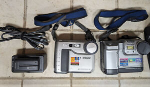 Sony MVC-FD83 and MVC-FD71 Digital Mavica Cameras -AS IS WITH BATTERIES AND BAG