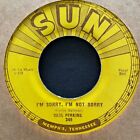 Carl Perkins 1956 Rockabilly 45 on Sun ~ I'm Sorry, I'm Not Sorry ~ Hear